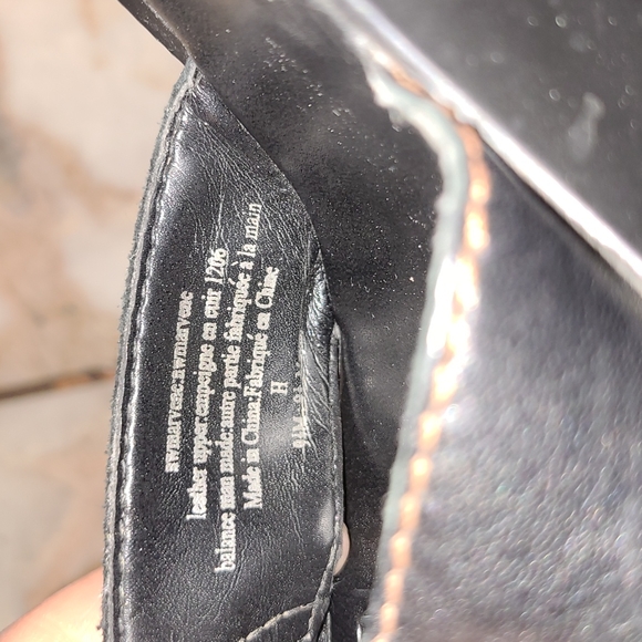 Nine West Ankle Strap Leather Wedges - Picture 6 of 6